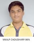 VIKALP CHOUDHARY 86%
